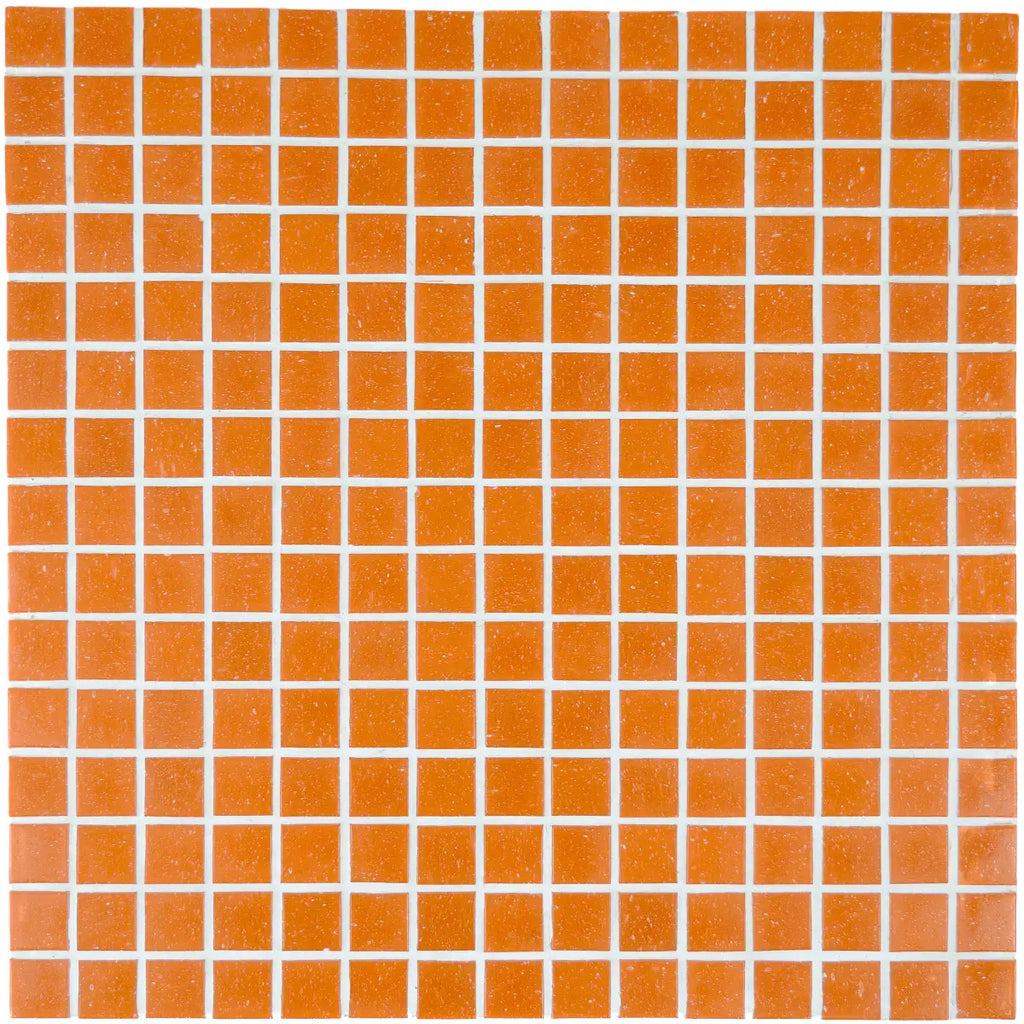 Mosaique decoration orange clair papier