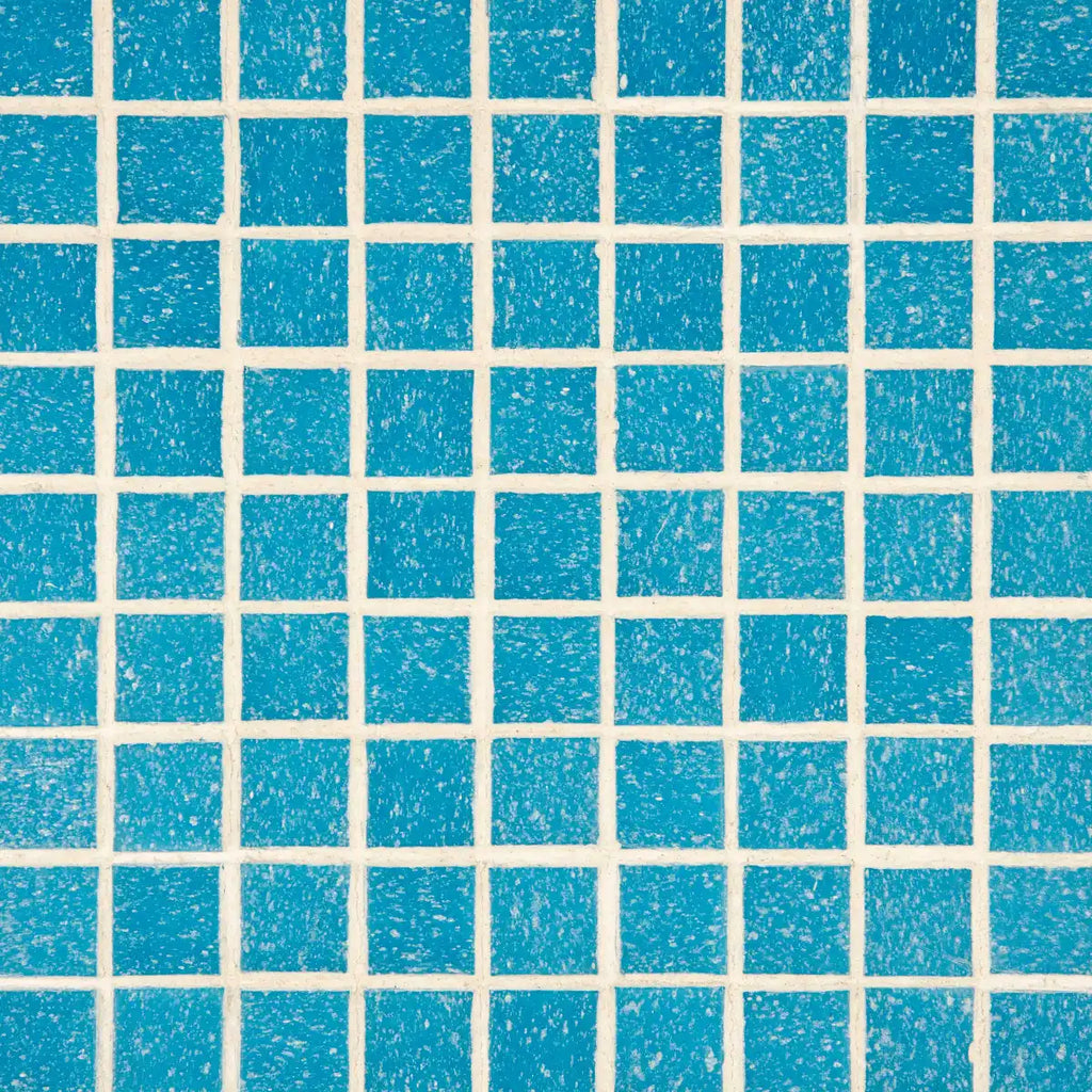 Mosaique decoration bleu