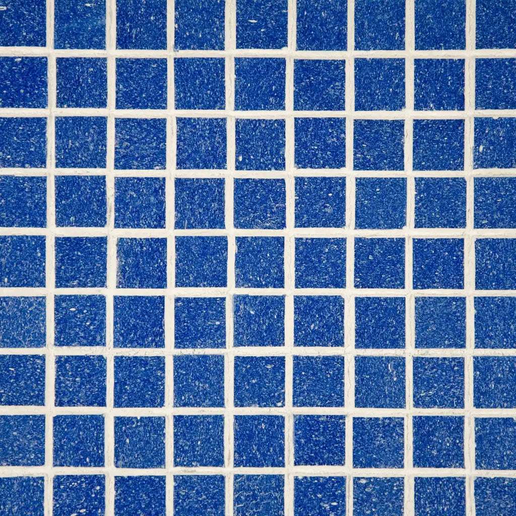 Mosaique decoration bleu marine