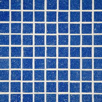 Mosaique decoration bleu marine