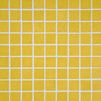 Mosaique decoration jaune papier