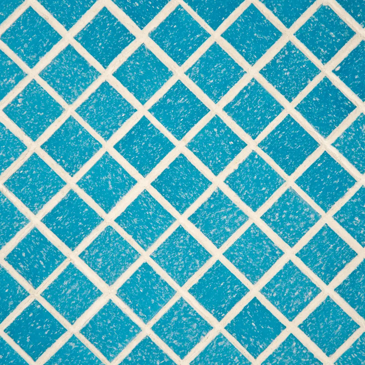 Mosaique decoration bleu