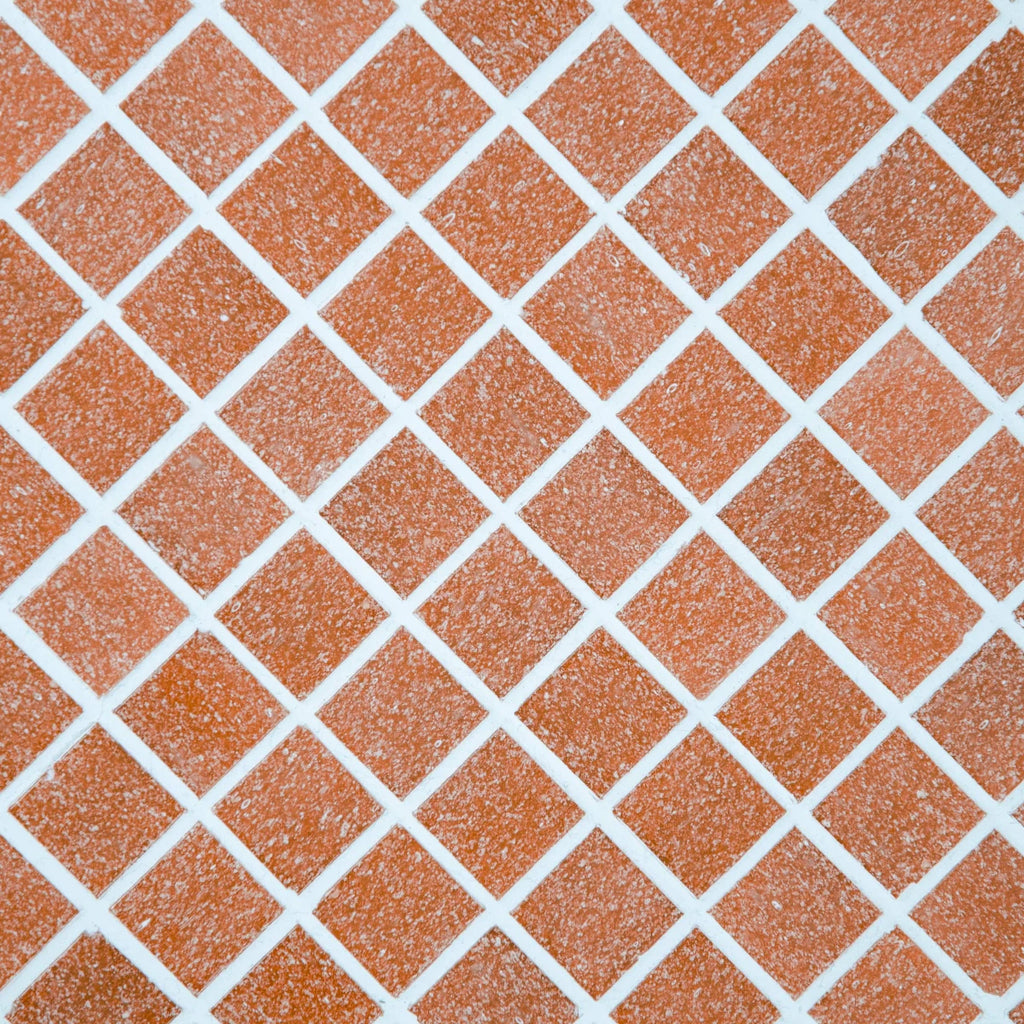 Mosaique orange saumon papier
