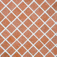 Mosaique orange saumon papier