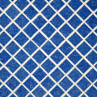 Mosaique decoration bleu marine