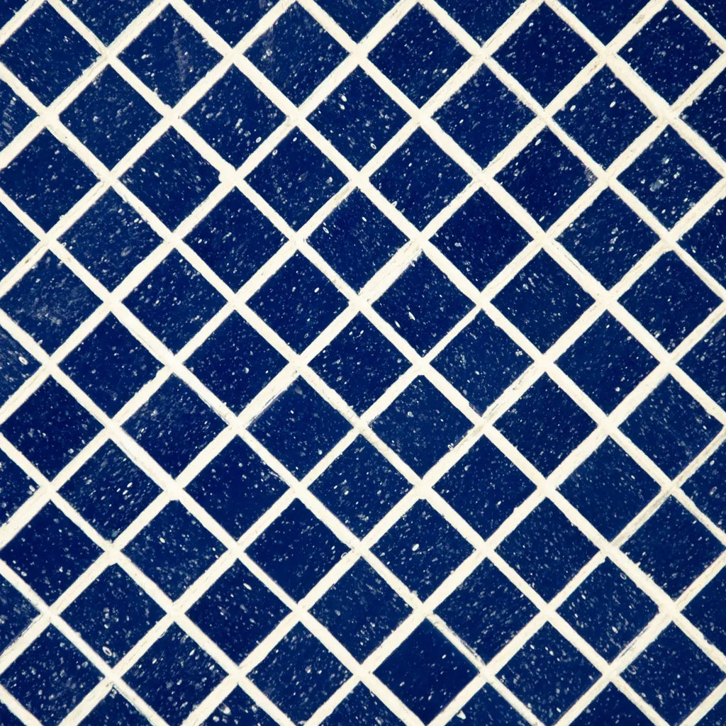 Mosaïque décoration bleu cobalt papier