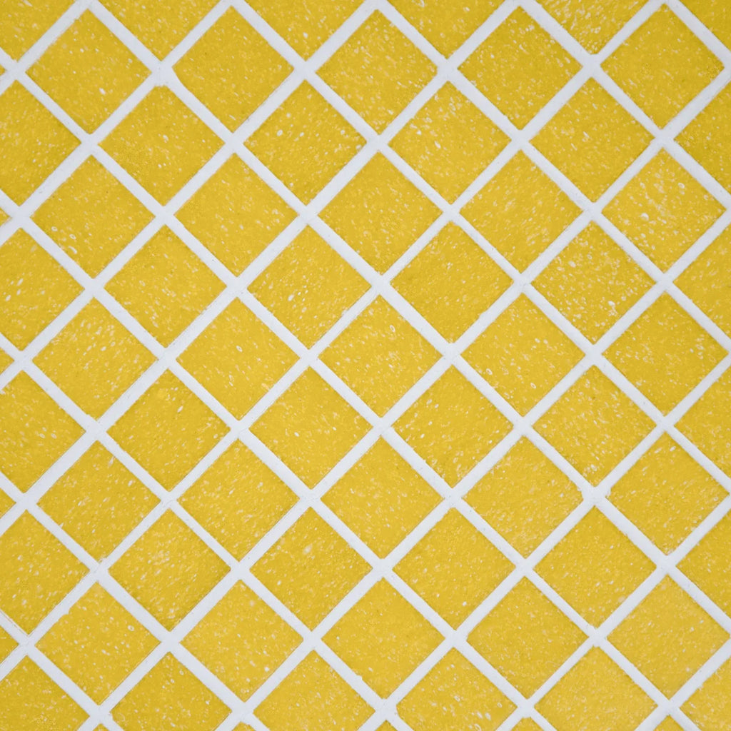 Mosaique decoration jaune papier