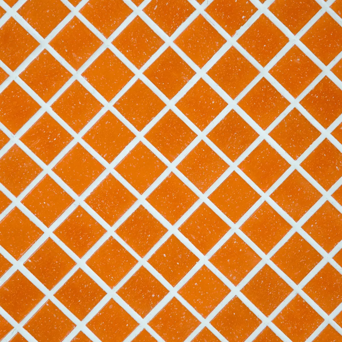 Mosaique decoration orange clair papier