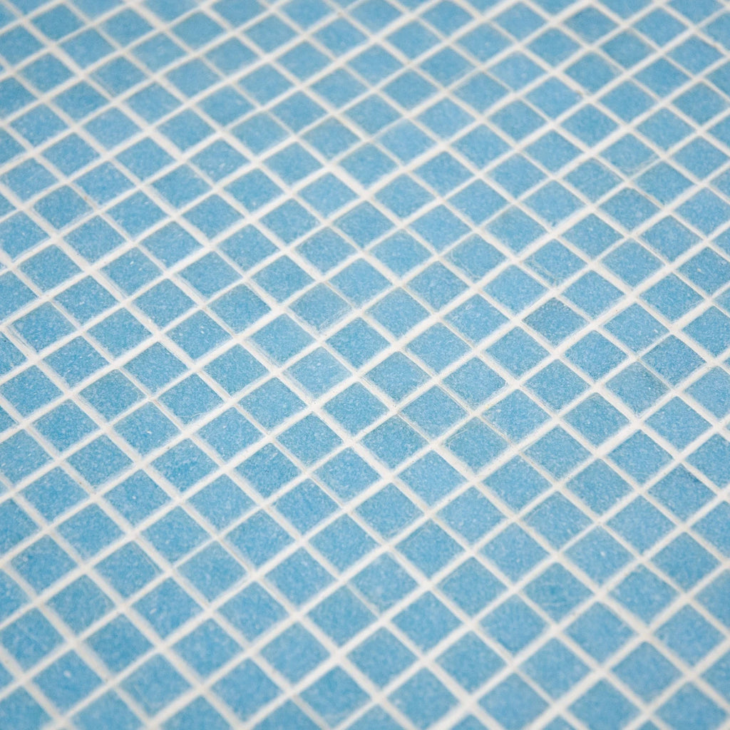Mosaique decoration bleu clair a02