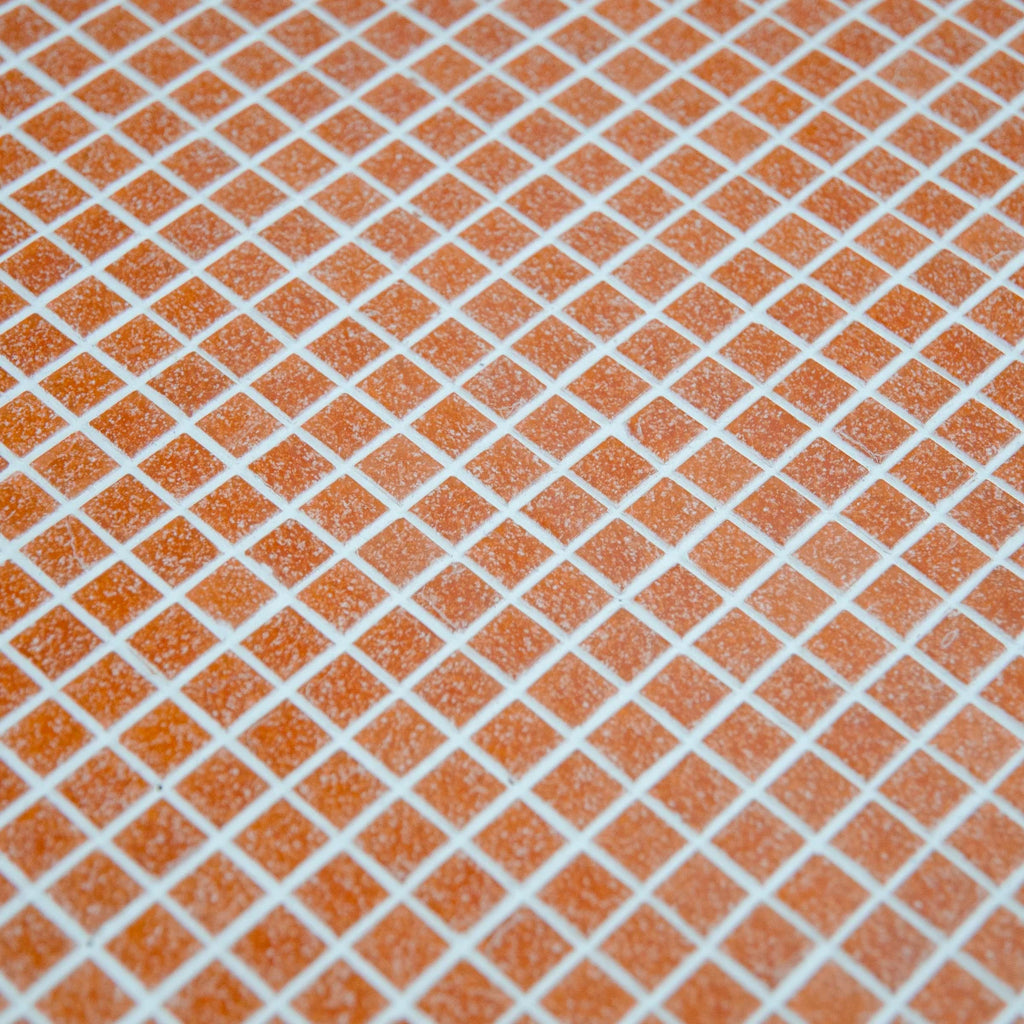 Mosaïque décoration orange papier
