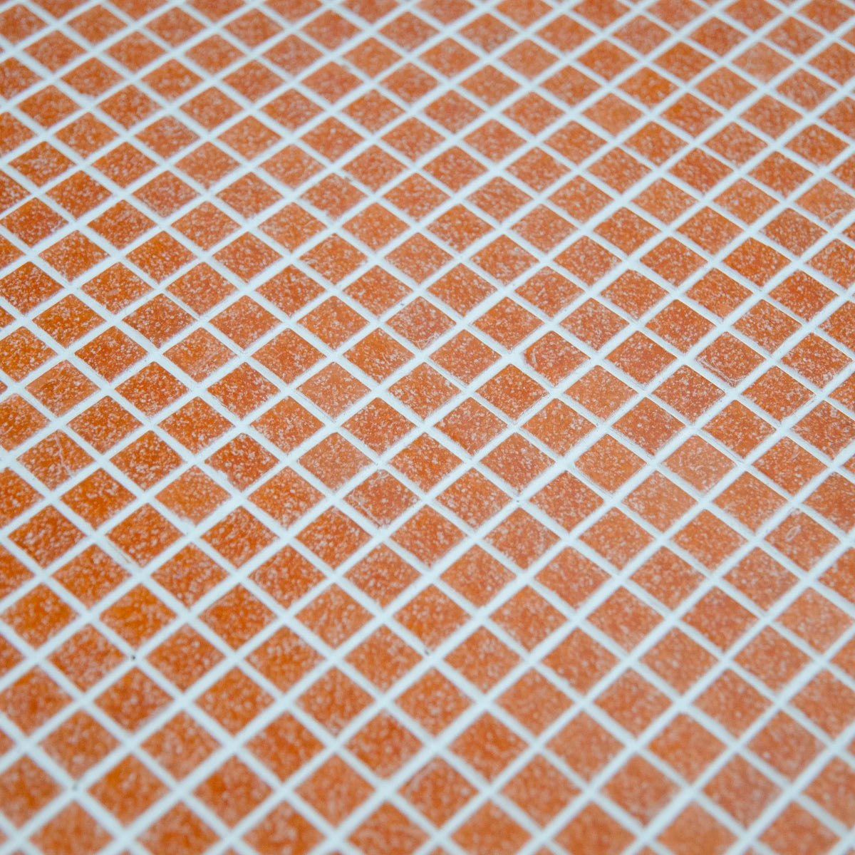 Mosaïque décoration orange papier