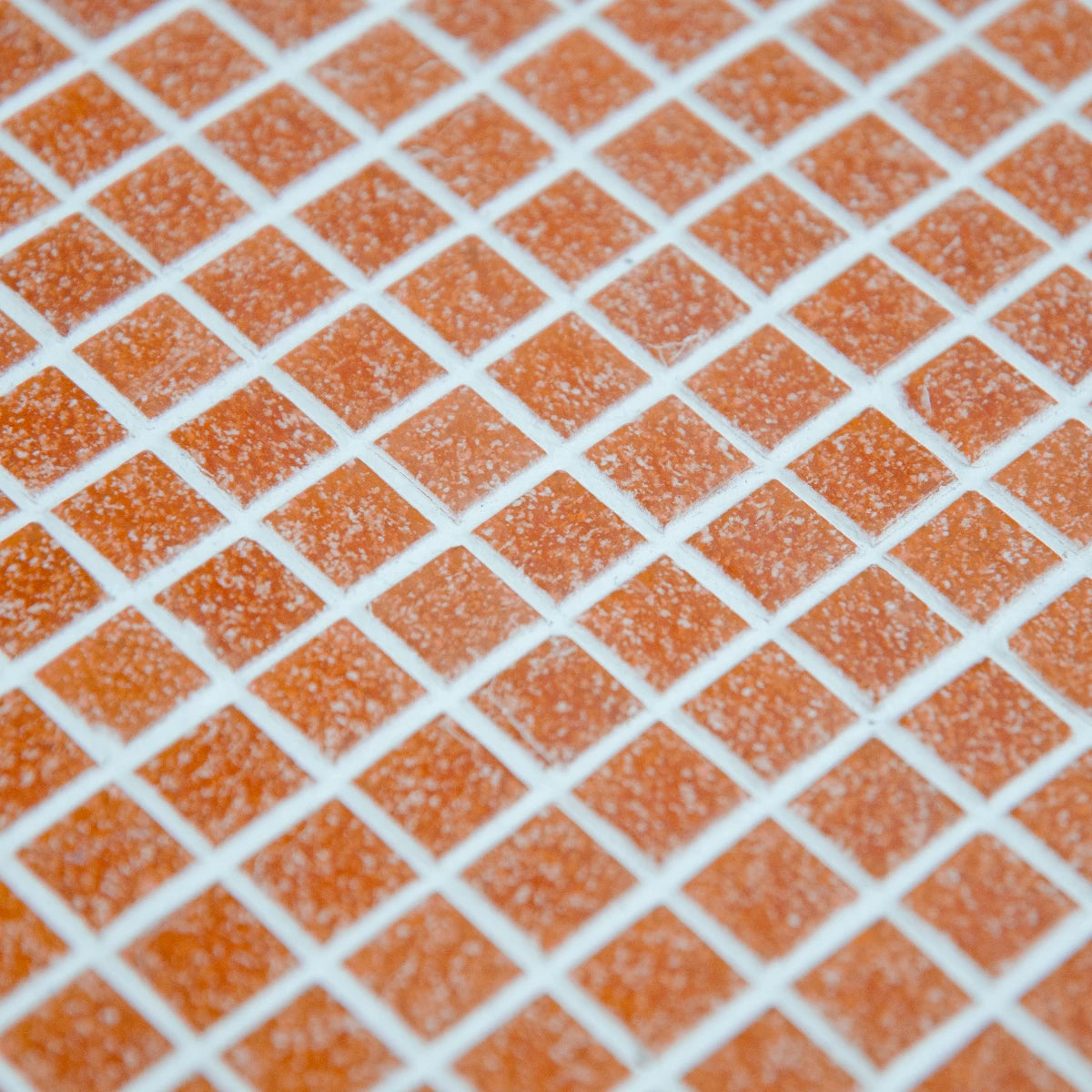 Mosaïque décoration orange papier
