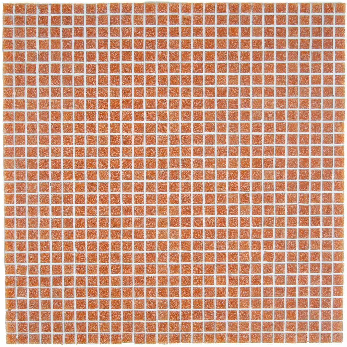 Mosaïque décoration orange papier