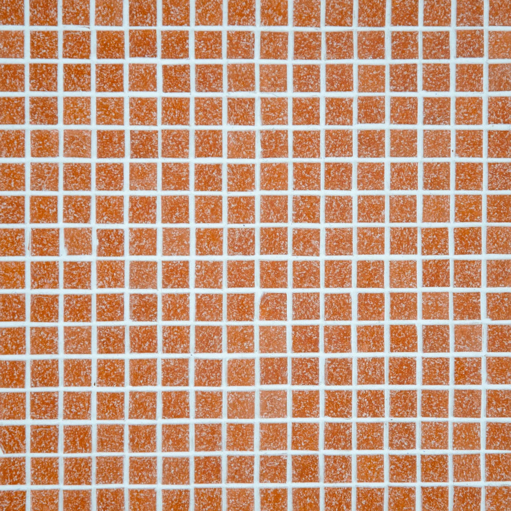 Mosaïque décoration orange papier