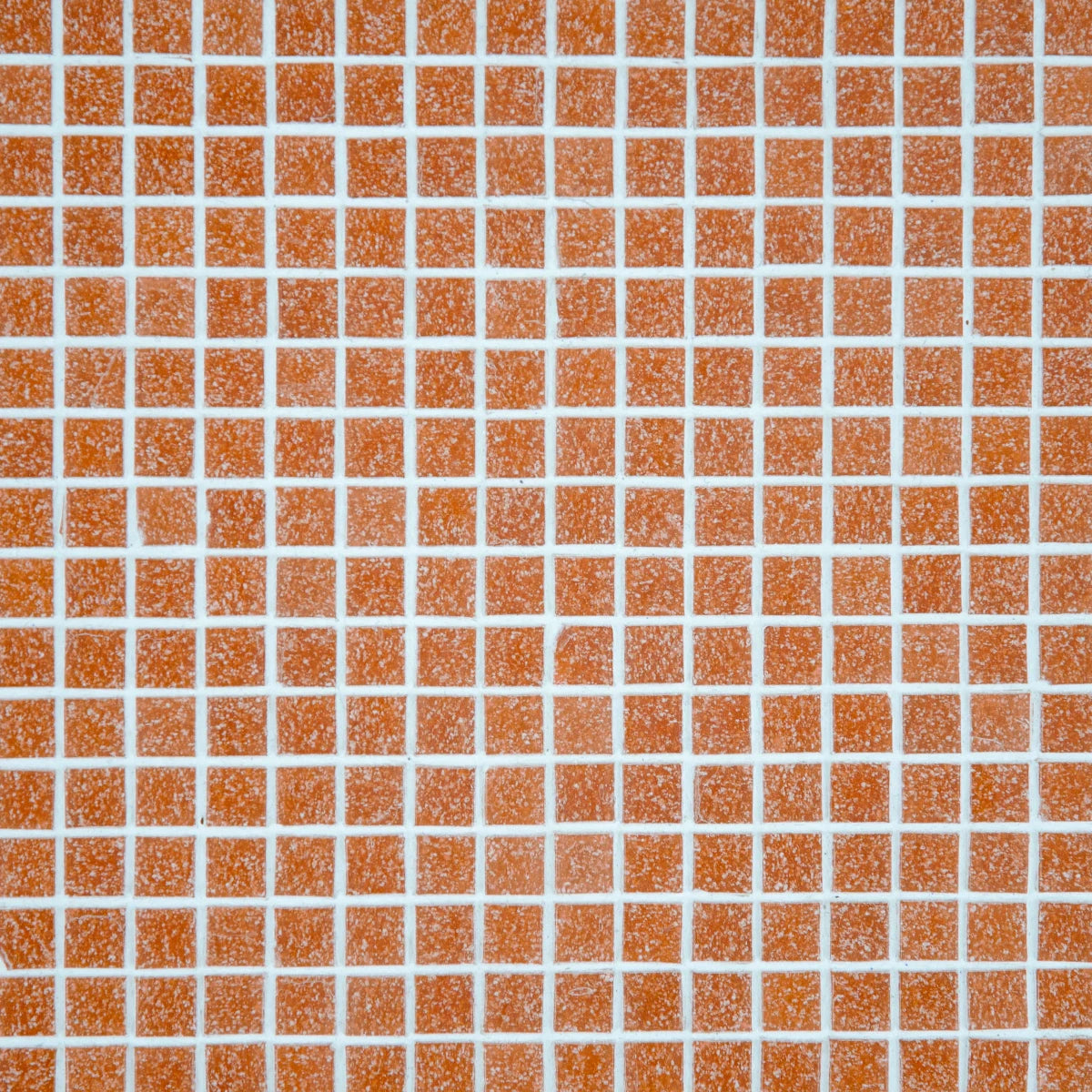 Mosaïque décoration orange papier