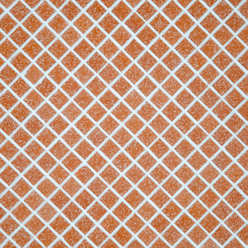 Mosaïque décoration orange papier