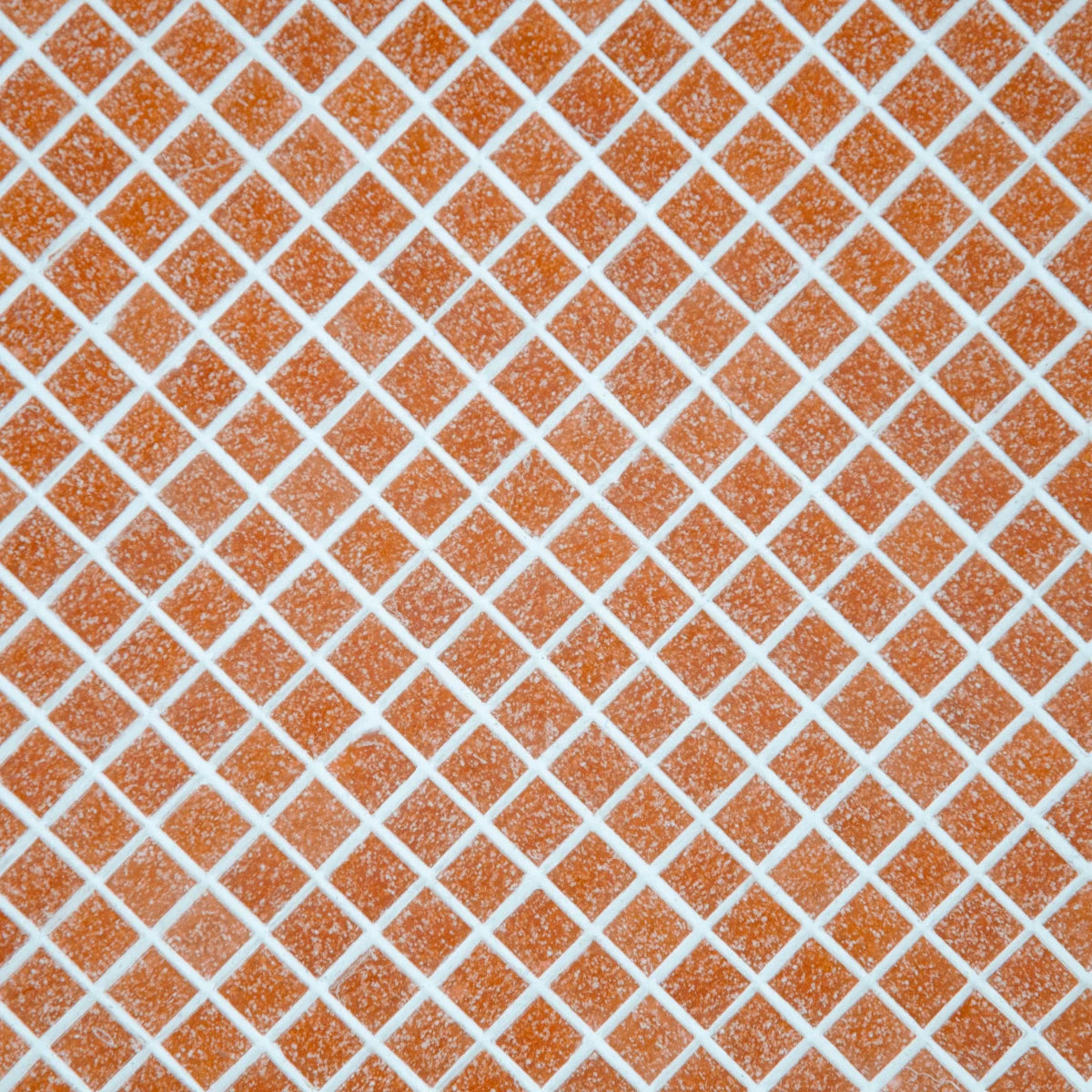 Mosaïque décoration orange papier