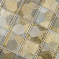Mosaïque en verre or haute