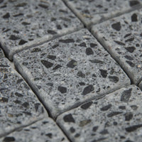 Texture et rendu de la Mosaïque Terrazzo Black