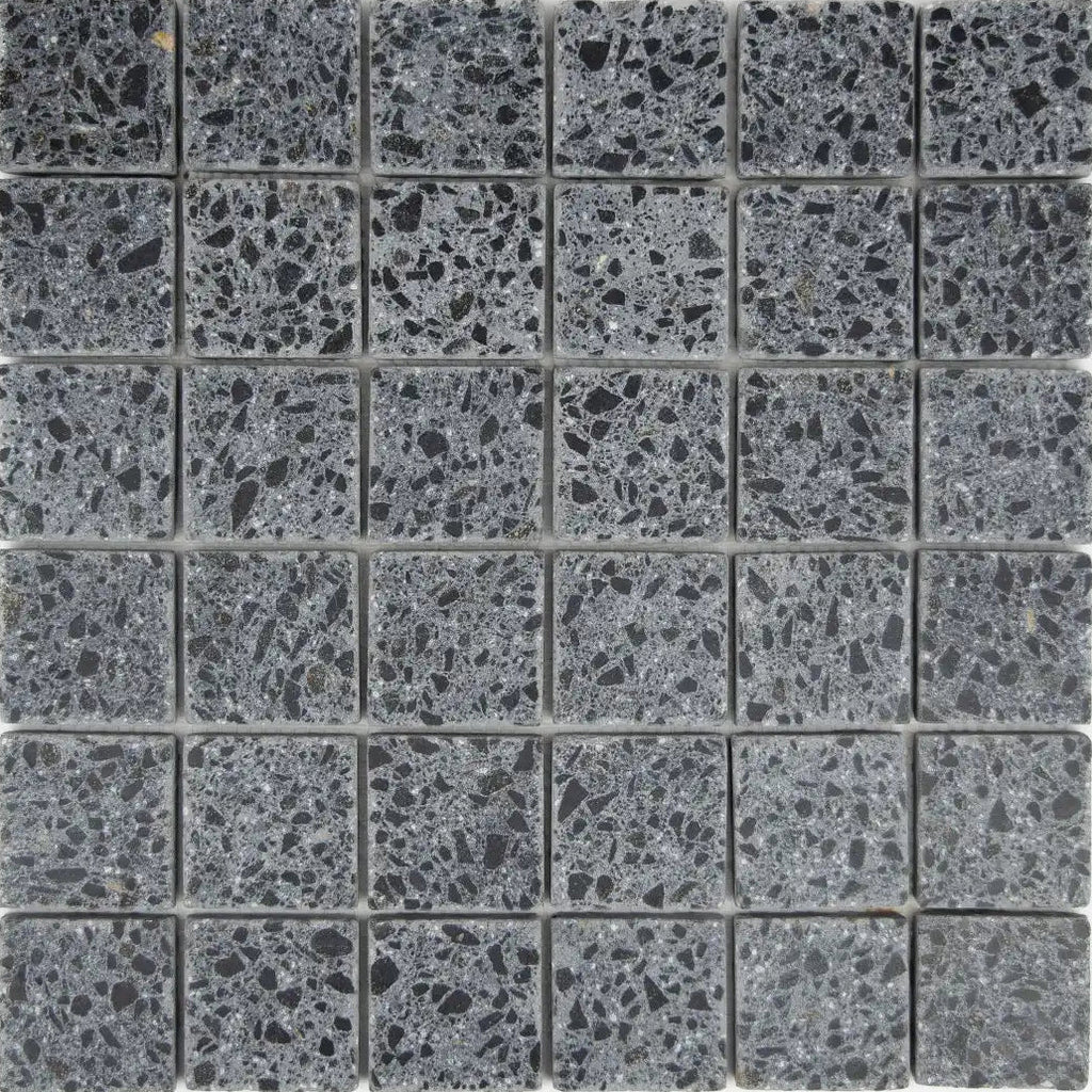 Mosaïque terrazzo black