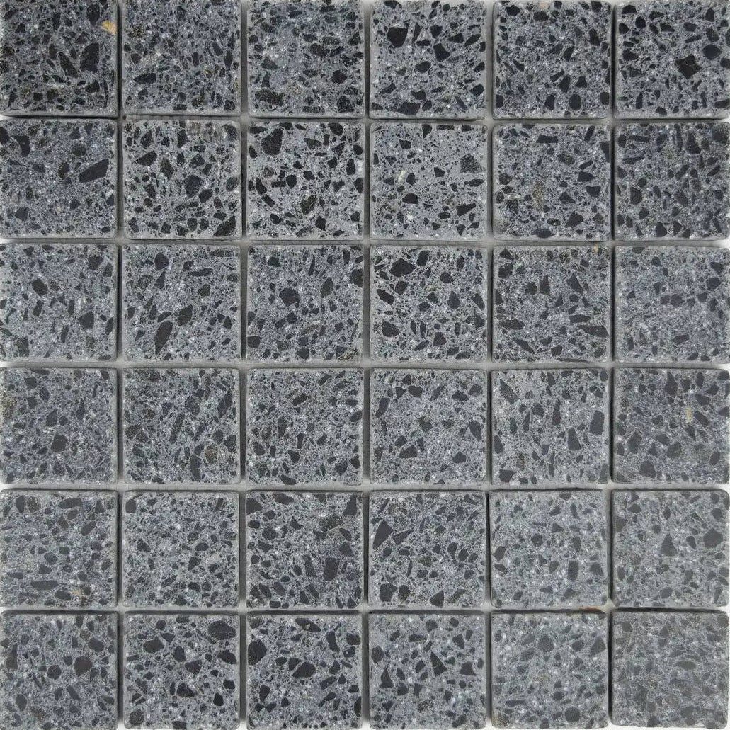 Mosaïque terrazzo black