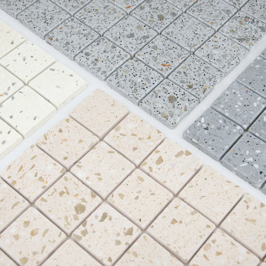 Focus sur les finitions de la Collection Mosaïque Terrazzo 