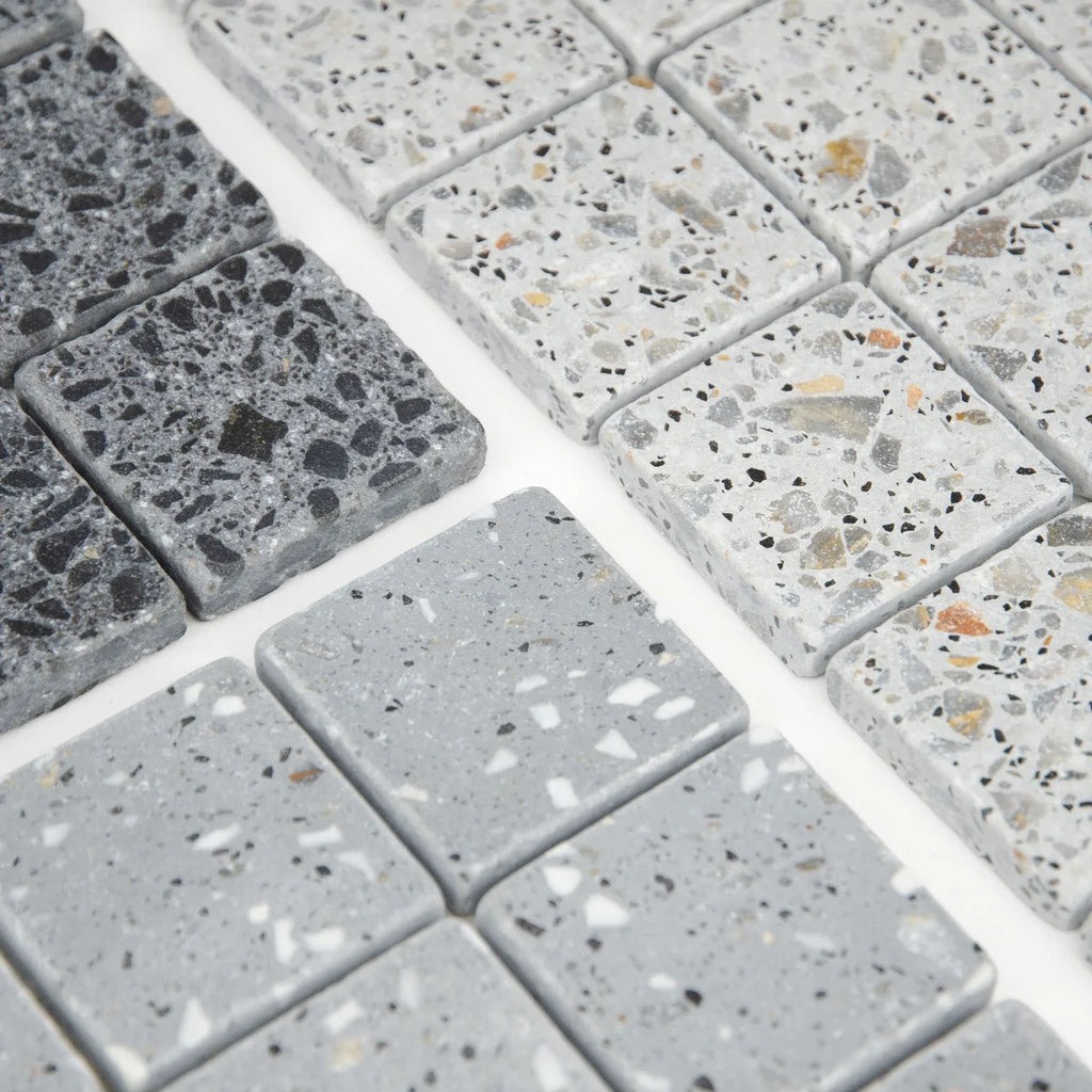 Texture et rendu de la Collection Mosaïque Terrazzo 