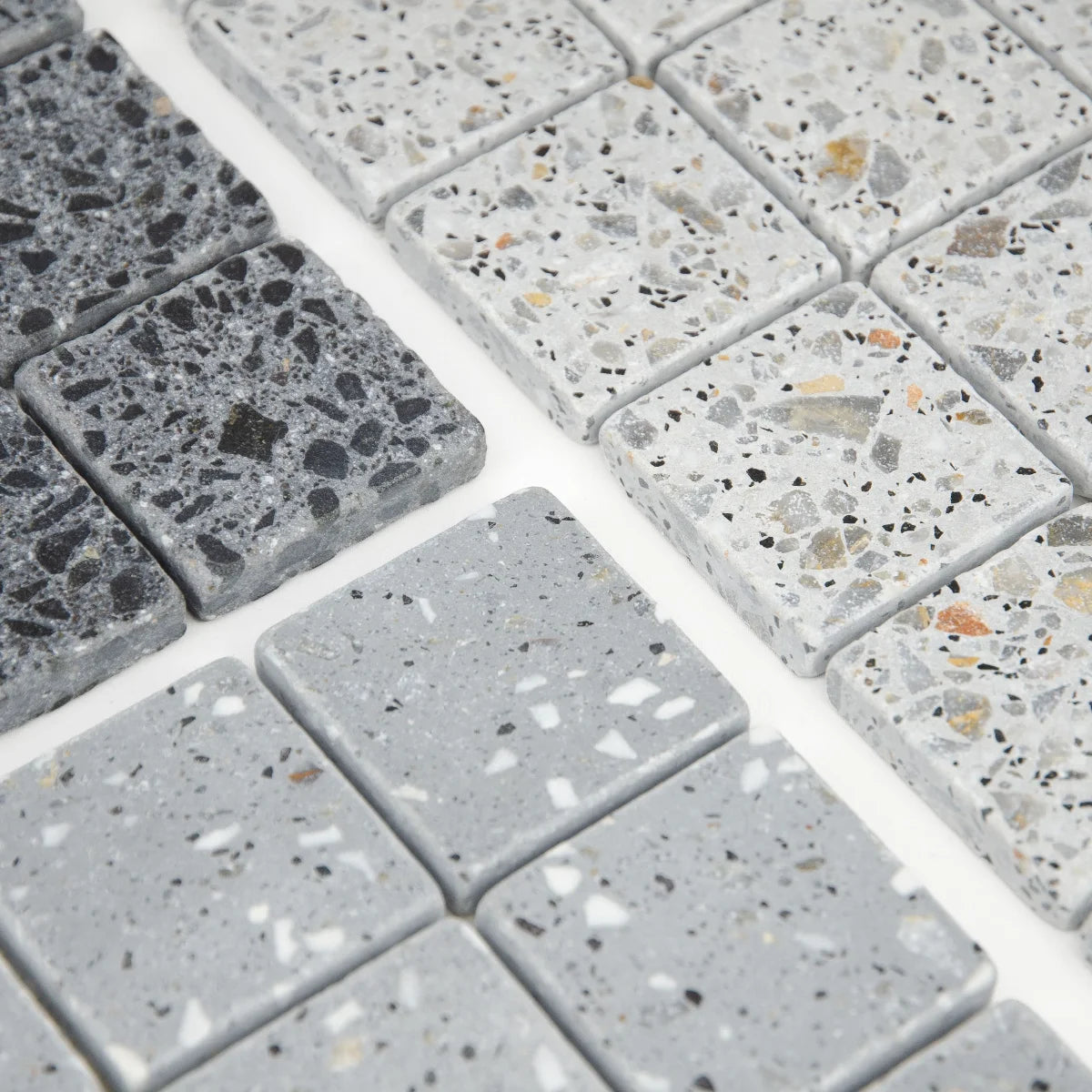 Texture et rendu de la Collection Mosaïque Terrazzo 