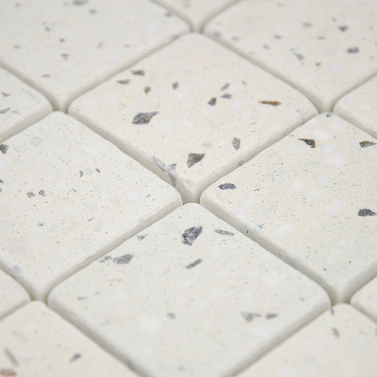Texture et rendu de la Mosaïque Terrazzo Ivoire