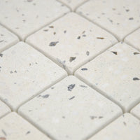 Texture et rendu de la Mosaïque Terrazzo Ivoire