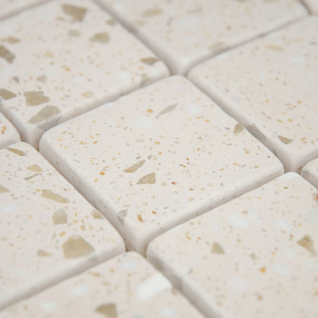 Texture et rendu de la Mosaïque Terrazzo Nude