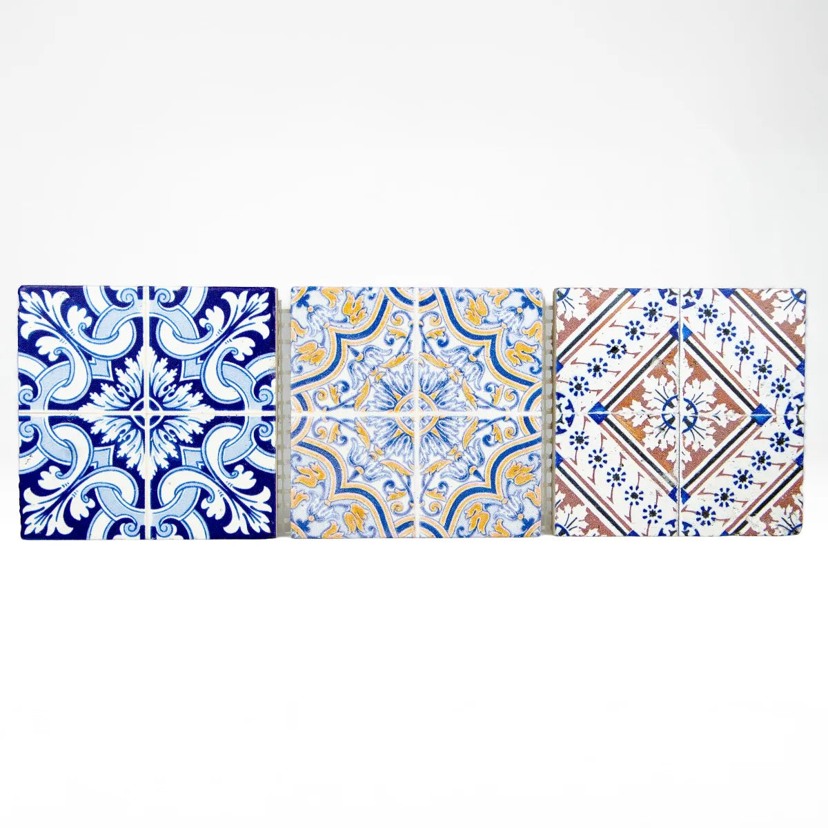 Travertin color mosaïque motifs Renaissance ornementaux teintés naturel