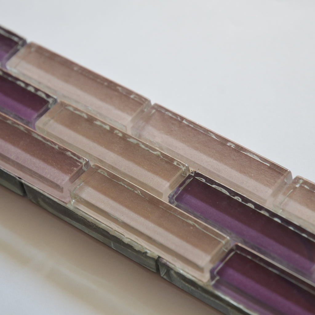 Listel verre mix parme blister