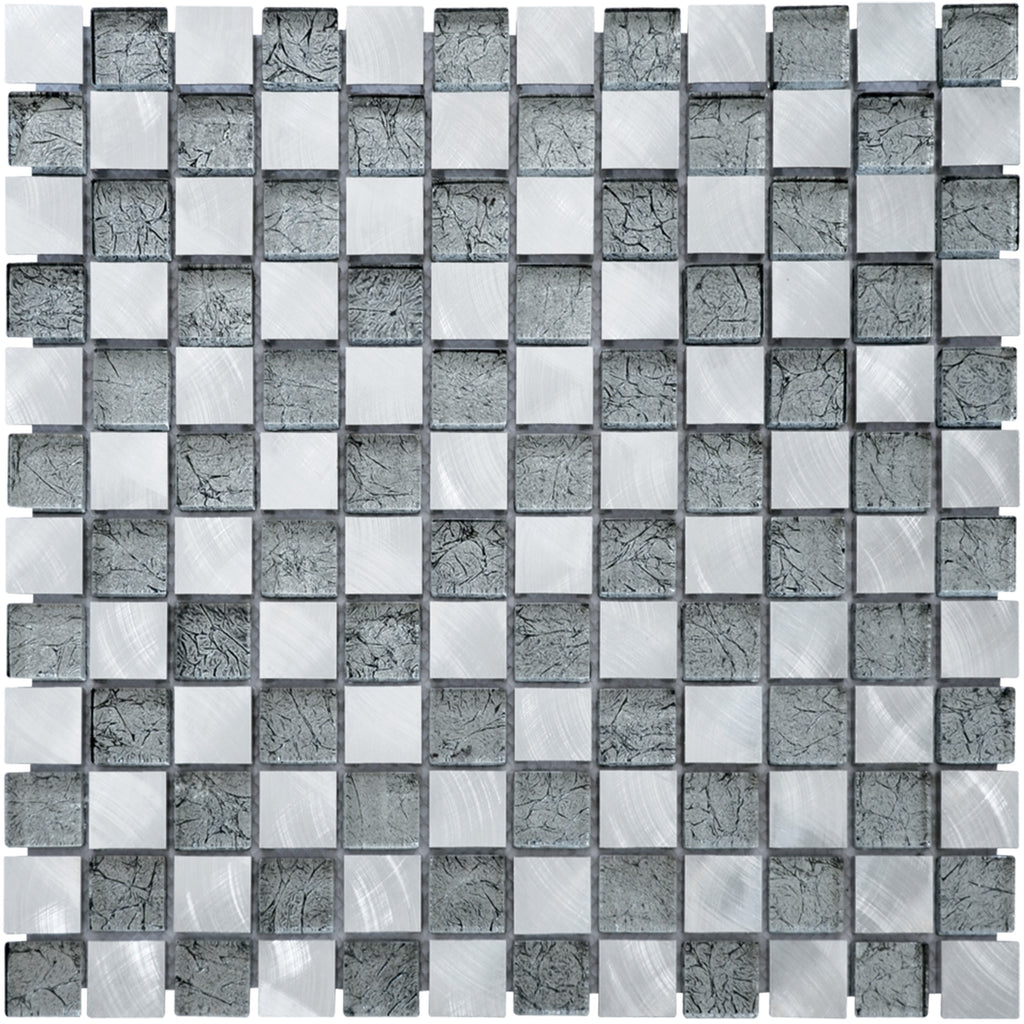 Mosaique verralu argent