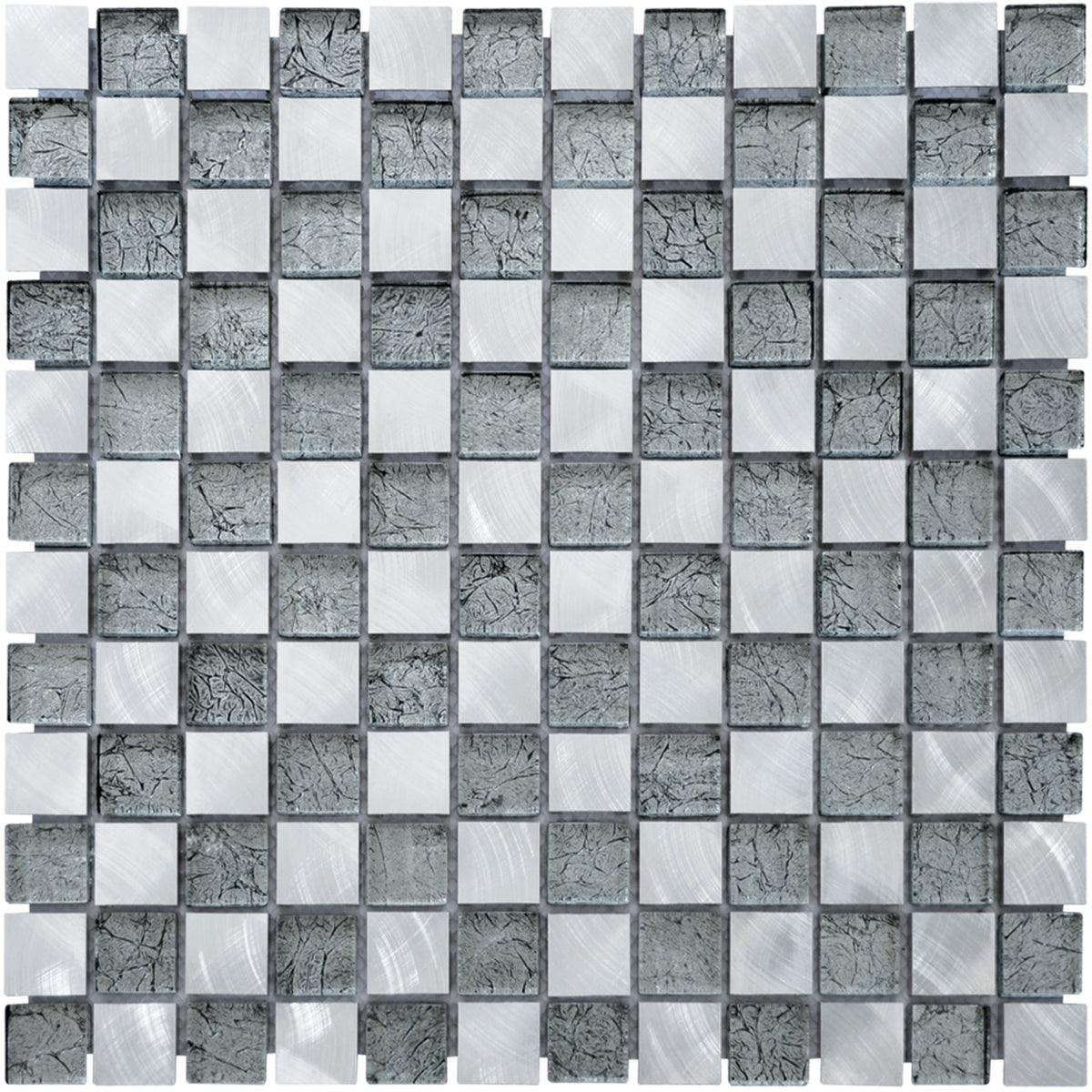 Mosaique verralu argent