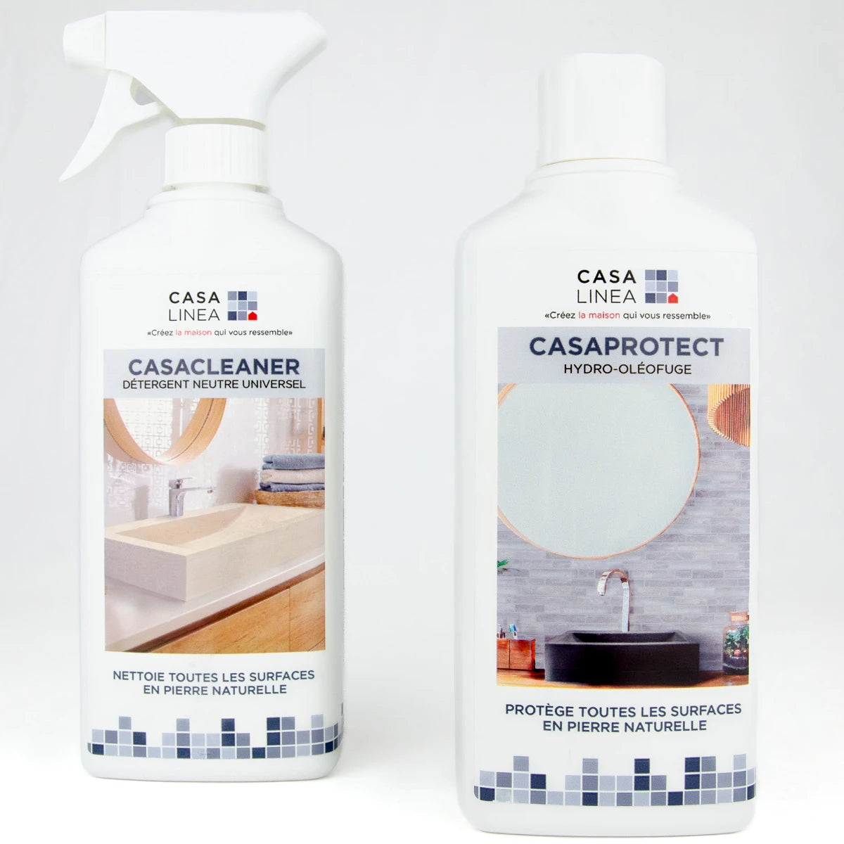 Gamme entretien Casa Protect Casa Cleaner produits nettoyage pierre