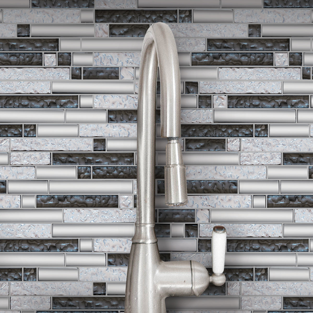 Mosaïque les tendances vermetal tube gris