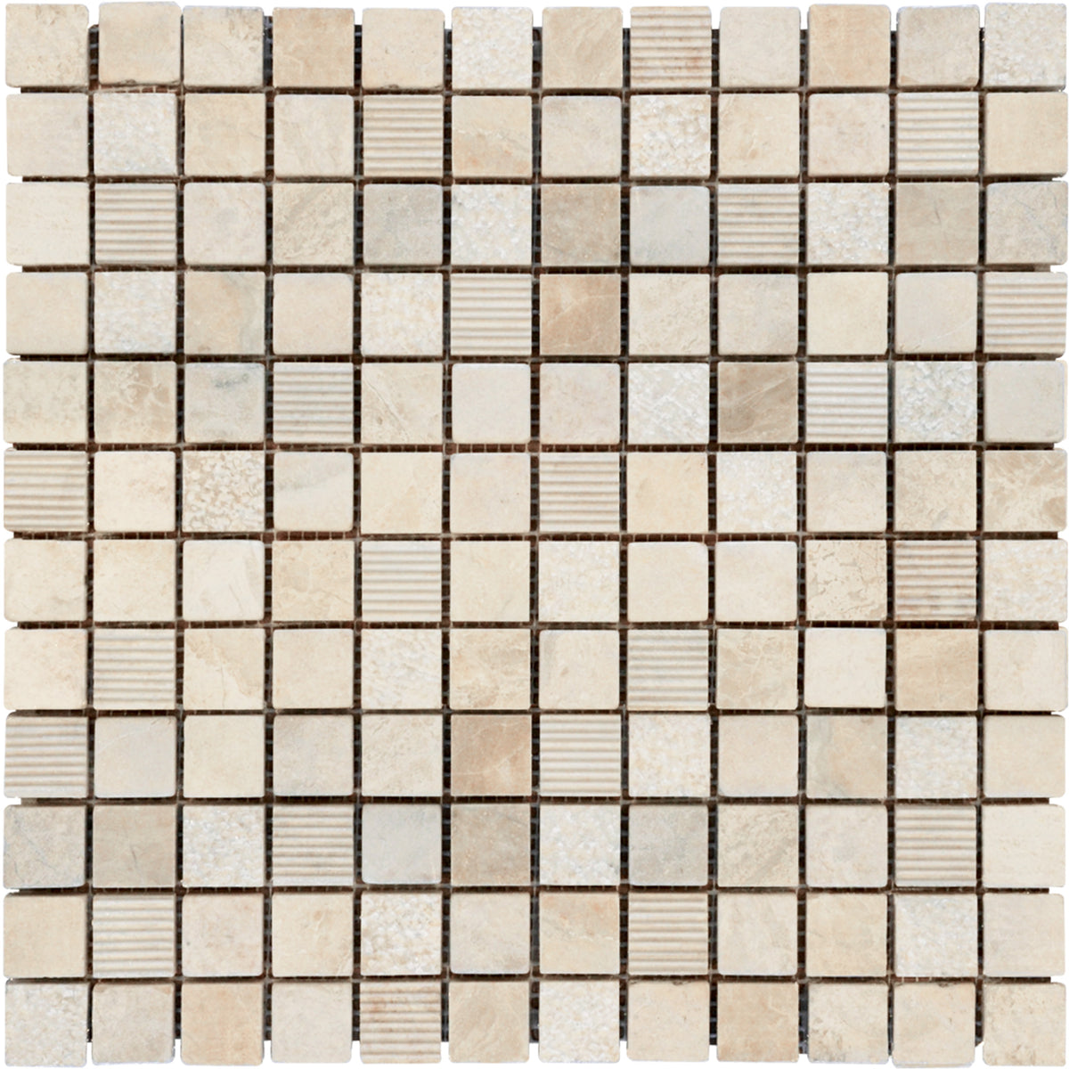 Mosaïque surface ivoire